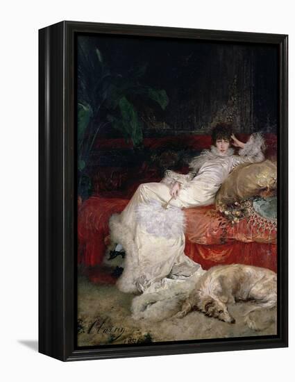 Sarah Bernhardt 1876-Georges Clairin-Framed Premier Image Canvas