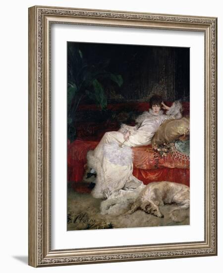 Sarah Bernhardt 1876-Georges Clairin-Framed Giclee Print