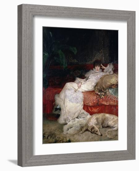 Sarah Bernhardt 1876-Georges Clairin-Framed Giclee Print