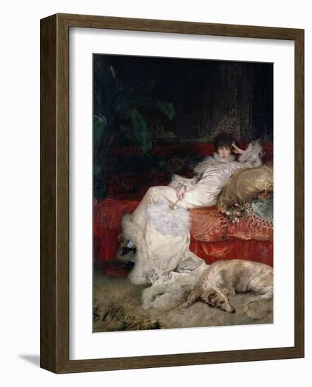 Sarah Bernhardt 1876-Georges Clairin-Framed Giclee Print