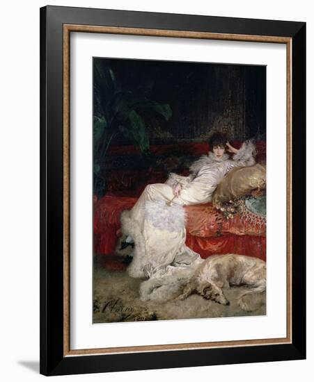 Sarah Bernhardt 1876-Georges Clairin-Framed Giclee Print