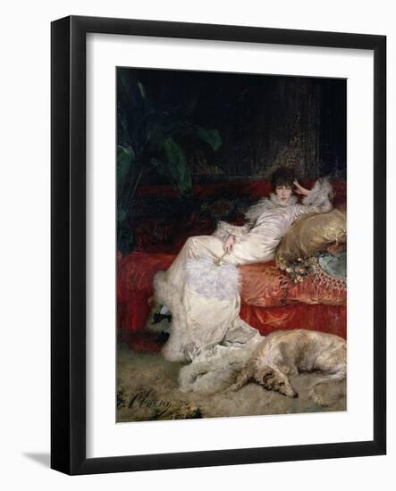 Sarah Bernhardt 1876-Georges Clairin-Framed Giclee Print