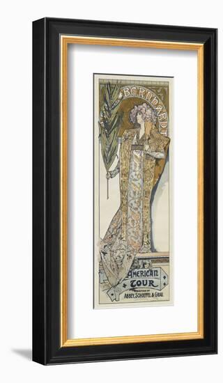 Sarah Bernhardt, 1894-Alphonse Mucha-Framed Art Print