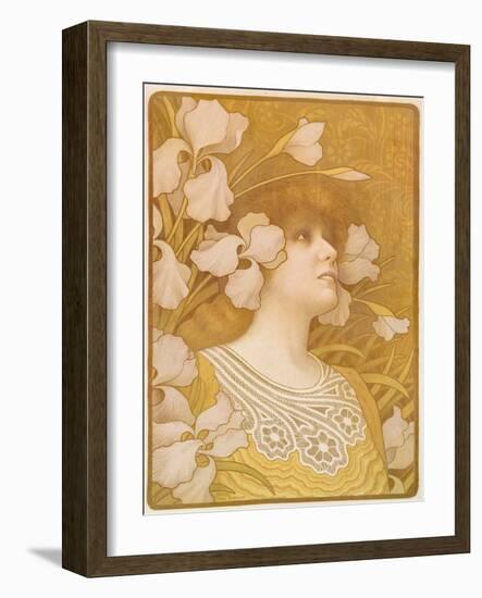 Sarah Bernhardt, 1901-Paul Berthon-Framed Giclee Print