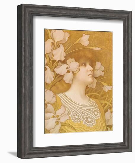 Sarah Bernhardt, 1901-Paul Berthon-Framed Giclee Print