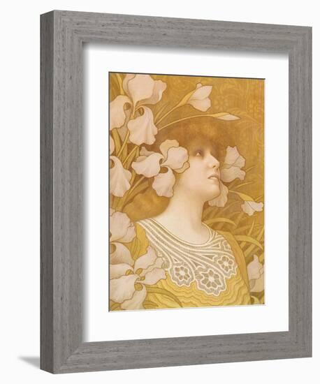 Sarah Bernhardt, 1901-Paul Berthon-Framed Giclee Print