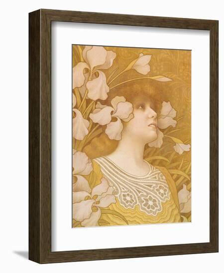 Sarah Bernhardt, 1901-Paul Berthon-Framed Giclee Print