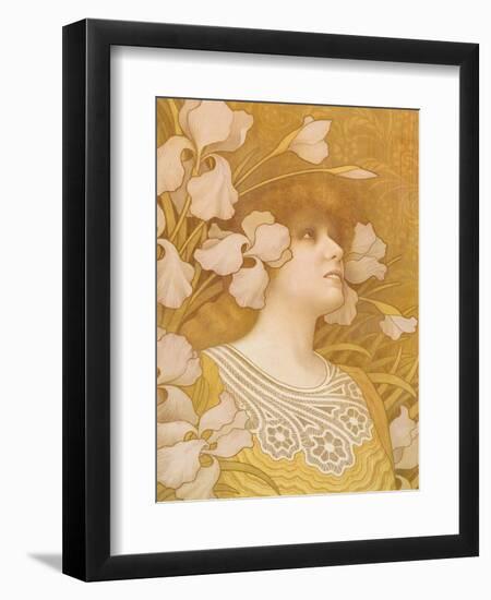 Sarah Bernhardt, 1901-Paul Berthon-Framed Giclee Print