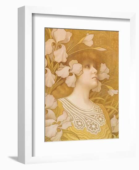 Sarah Bernhardt, 1901-Paul Berthon-Framed Giclee Print