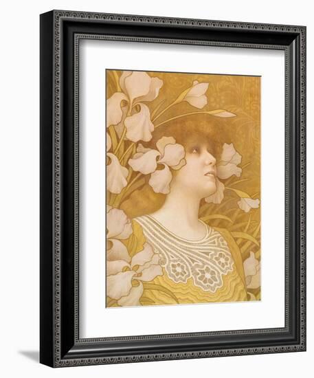 Sarah Bernhardt, 1901-Paul Berthon-Framed Giclee Print