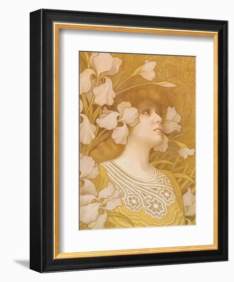 Sarah Bernhardt, 1901-Paul Berthon-Framed Giclee Print