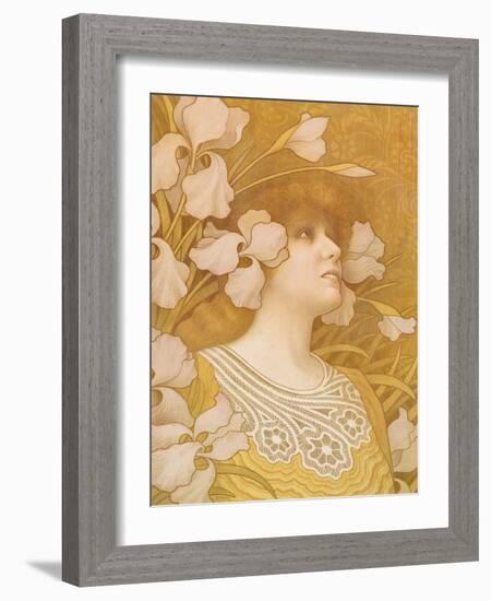 Sarah Bernhardt, 1901-Paul Berthon-Framed Giclee Print