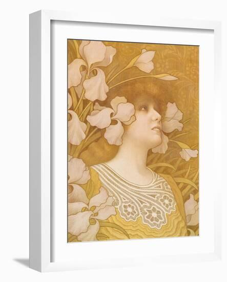 Sarah Bernhardt, 1901-Paul Berthon-Framed Giclee Print