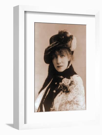 Sarah Bernhardt, French Actress, 1880--Framed Photo