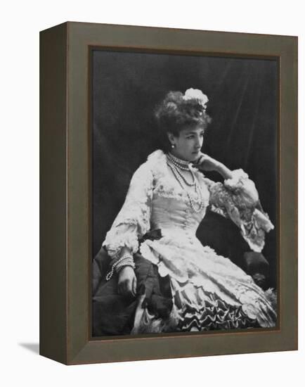 Sarah Bernhardt, French Actress, C1865-Felix Nadar-Framed Premier Image Canvas