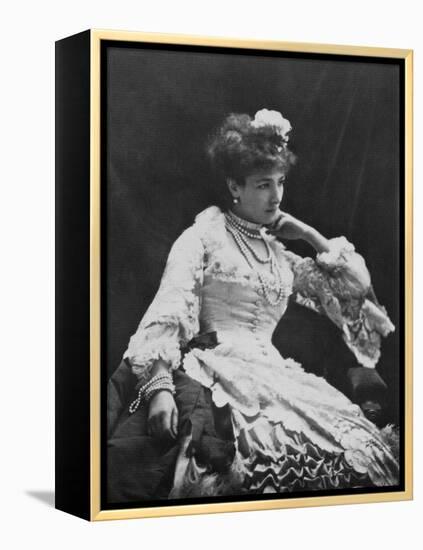 Sarah Bernhardt, French Actress, C1865-Felix Nadar-Framed Premier Image Canvas