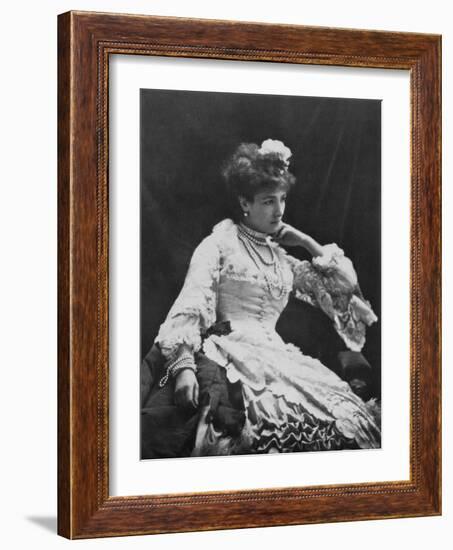 Sarah Bernhardt, French Actress, C1865-Felix Nadar-Framed Giclee Print