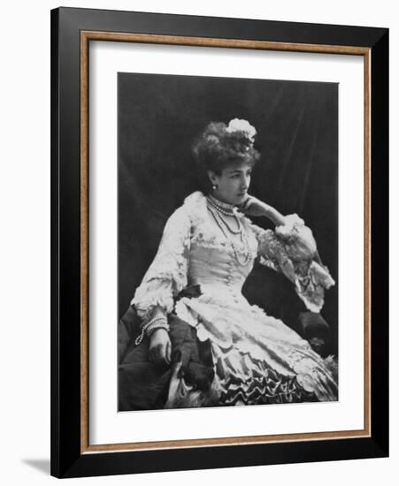 Sarah Bernhardt, French Actress, C1865-Felix Nadar-Framed Giclee Print