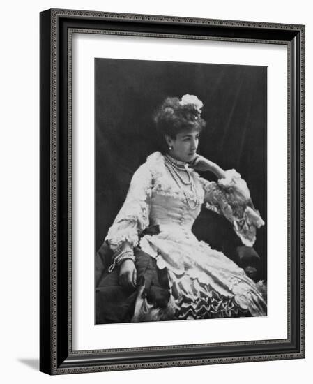 Sarah Bernhardt, French Actress, C1865-Felix Nadar-Framed Giclee Print