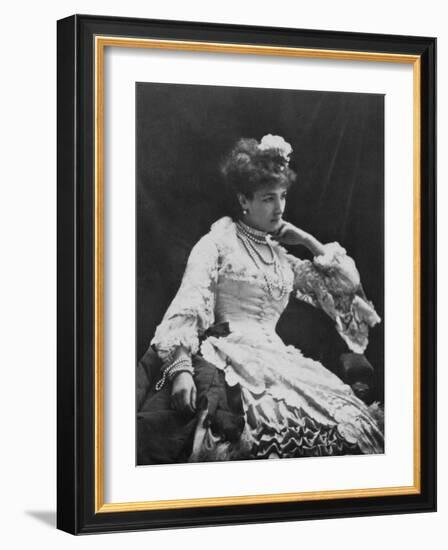 Sarah Bernhardt, French Actress, C1865-Felix Nadar-Framed Giclee Print