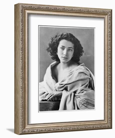 Sarah Bernhardt in Costume, circa 1860-Nadar-Framed Giclee Print