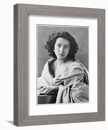 Sarah Bernhardt in Costume, circa 1860-Nadar-Framed Giclee Print