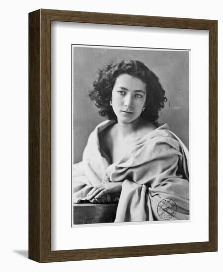 Sarah Bernhardt in Costume, circa 1860-Nadar-Framed Giclee Print