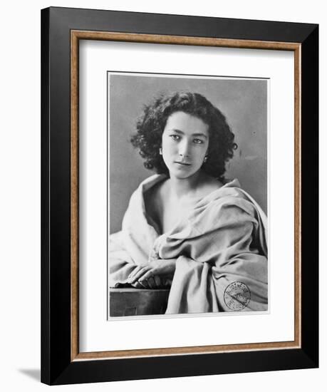 Sarah Bernhardt in Costume, circa 1860-Nadar-Framed Giclee Print