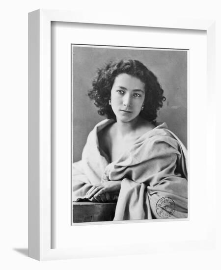 Sarah Bernhardt in Costume, circa 1860-Nadar-Framed Giclee Print