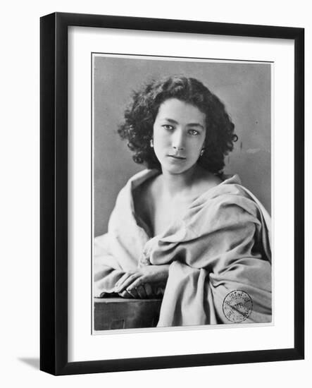 Sarah Bernhardt in Costume, circa 1860-Nadar-Framed Giclee Print