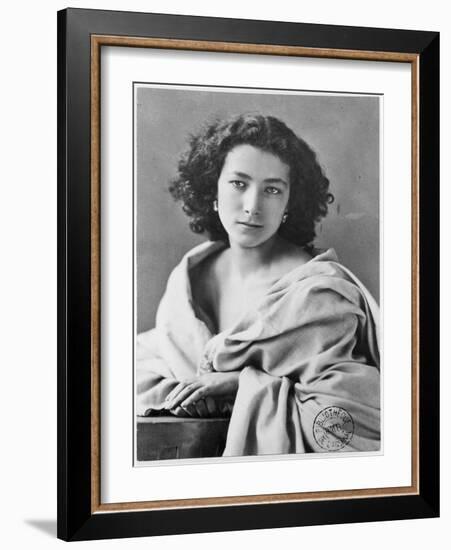 Sarah Bernhardt in Costume, circa 1860-Nadar-Framed Giclee Print