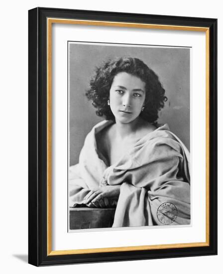 Sarah Bernhardt in Costume, circa 1860-Nadar-Framed Giclee Print