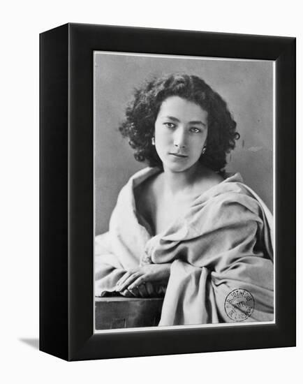 Sarah Bernhardt in Costume, circa 1860-Nadar-Framed Premier Image Canvas