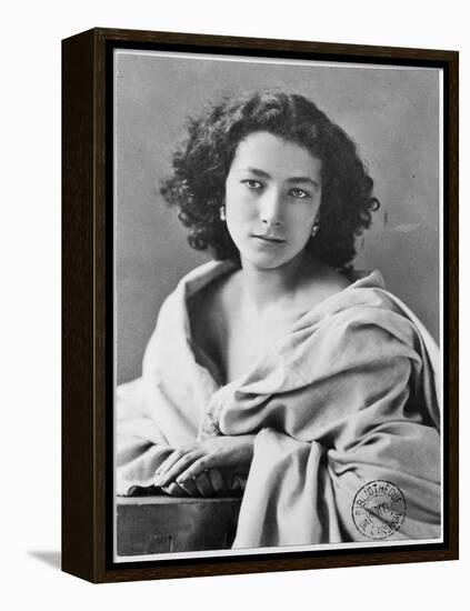 Sarah Bernhardt in Costume, circa 1860-Nadar-Framed Premier Image Canvas