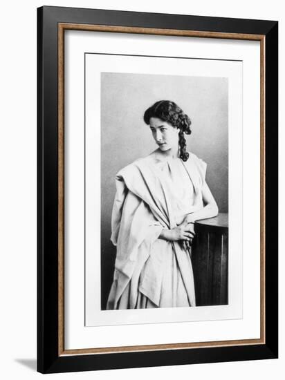 Sarah Bernhardt in the Role of Junie in "Britannicus" by Jean Racine circa 1860-Gaspard Felix Tournachon Nadar-Framed Giclee Print