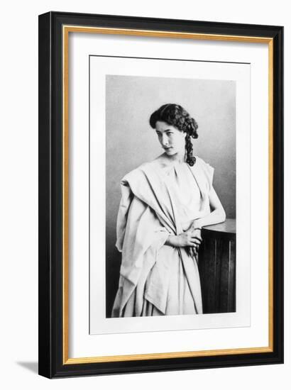 Sarah Bernhardt in the Role of Junie in "Britannicus" by Jean Racine circa 1860-Gaspard Felix Tournachon Nadar-Framed Giclee Print