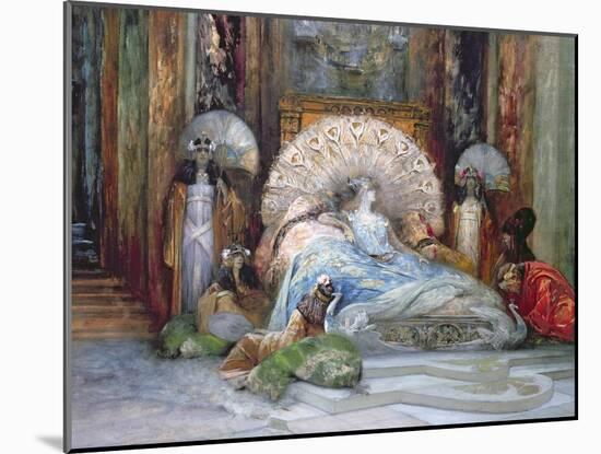 Sarah Bernhardt in Title Role of 'Theodora', by Victorien Sardou, produced in Paris in 1884, 1902-Georges Clairin-Mounted Giclee Print