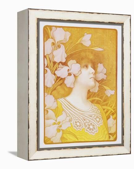 Sarah Bernhardt Poster-Paul Berthon-Framed Premier Image Canvas