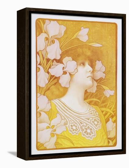 Sarah Bernhardt Poster-Paul Berthon-Framed Premier Image Canvas