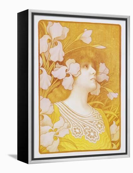 Sarah Bernhardt Poster-Paul Berthon-Framed Premier Image Canvas