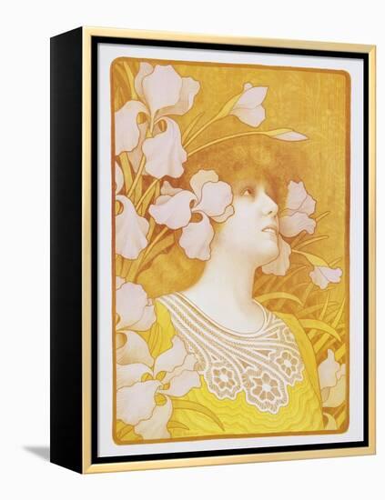 Sarah Bernhardt Poster-Paul Berthon-Framed Premier Image Canvas