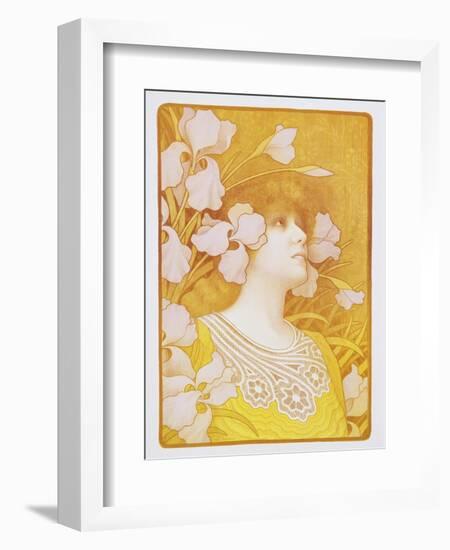 Sarah Bernhardt Poster-Paul Berthon-Framed Premium Photographic Print