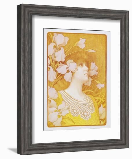 Sarah Bernhardt Poster-Paul Berthon-Framed Photographic Print