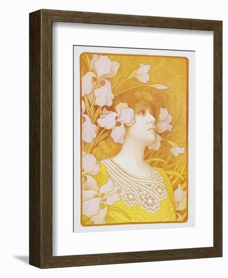 Sarah Bernhardt Poster-Paul Berthon-Framed Photographic Print