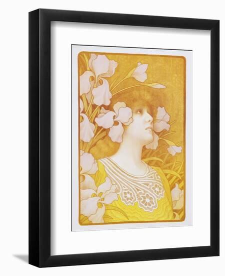 Sarah Bernhardt Poster-Paul Berthon-Framed Photographic Print