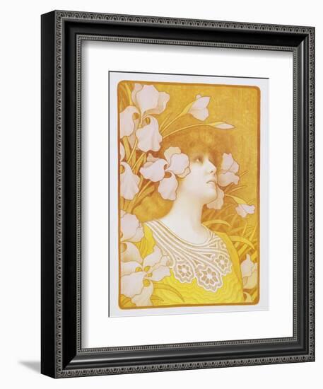 Sarah Bernhardt Poster-Paul Berthon-Framed Photographic Print