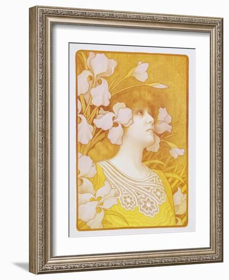 Sarah Bernhardt Poster-Paul Berthon-Framed Photographic Print