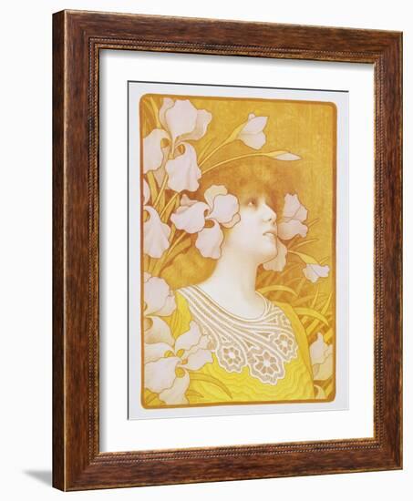 Sarah Bernhardt Poster-Paul Berthon-Framed Photographic Print