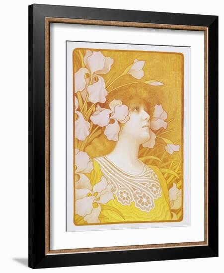 Sarah Bernhardt Poster-Paul Berthon-Framed Photographic Print