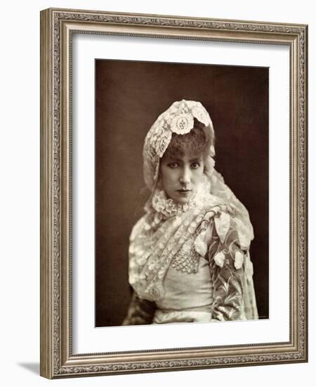 Sarah Bernhardt-Nadar-Framed Photographic Print